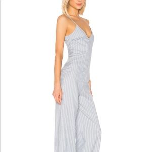 NWT BLACK Cruise Stripe Jumpsuit in Blue size L